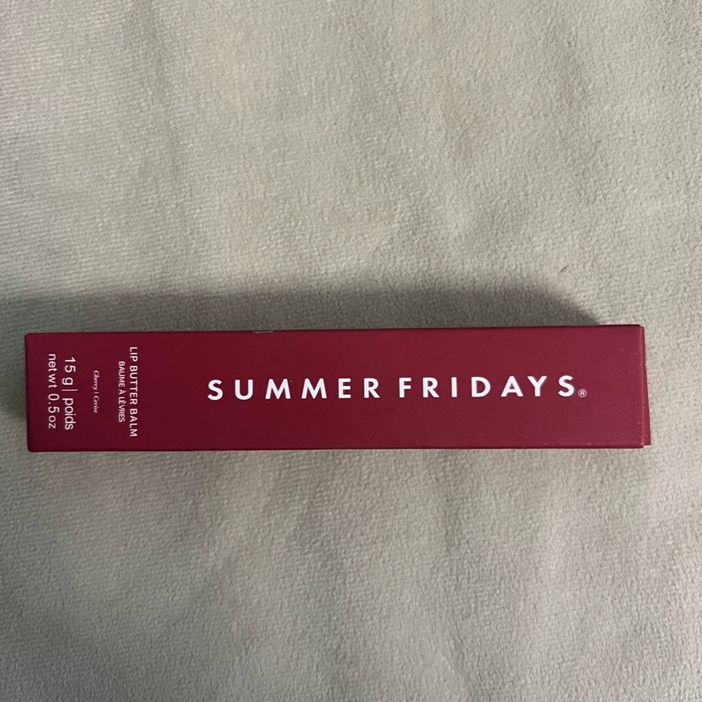 🍒 Sephora Viral Summer Fridays Cherry Lip Butter Balm ByRho Hydrating Lip NIB